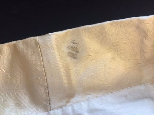 fig 4. 19th Century Mens Silk Waistcoat with Damask Floral Decoration