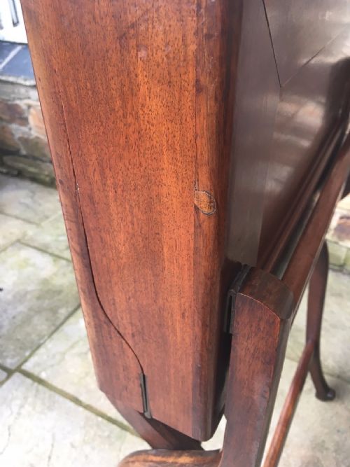 fig 5. Antique 19th Century Folding Campaign Writing Table Desk