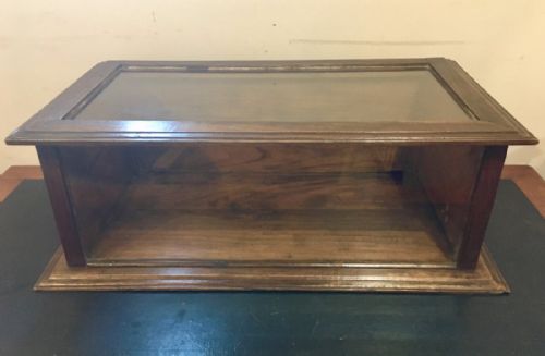 Antique Shop Countertop Oak Framed Glass Display Case