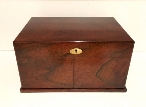 fig 2. Antique Victorian Rosewood Games Compendium Box