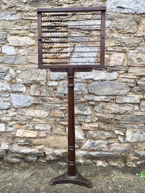 Antique Early 20th Century Large Floor-standing Classroom Teaching Abacus