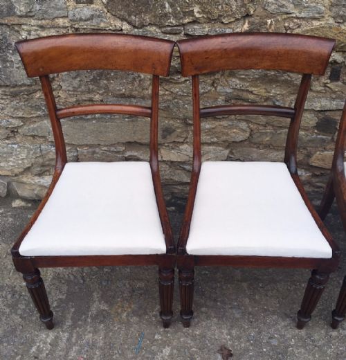 fig 2. Set of 4 Regency Mahogany Dining Chairs