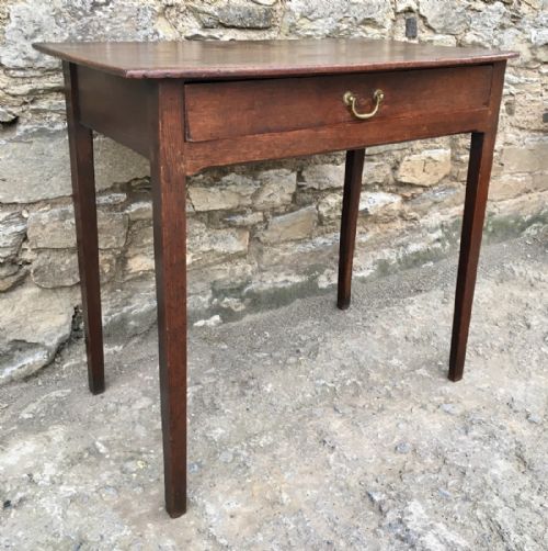 fig 1. Georgian Country Oak Side Table