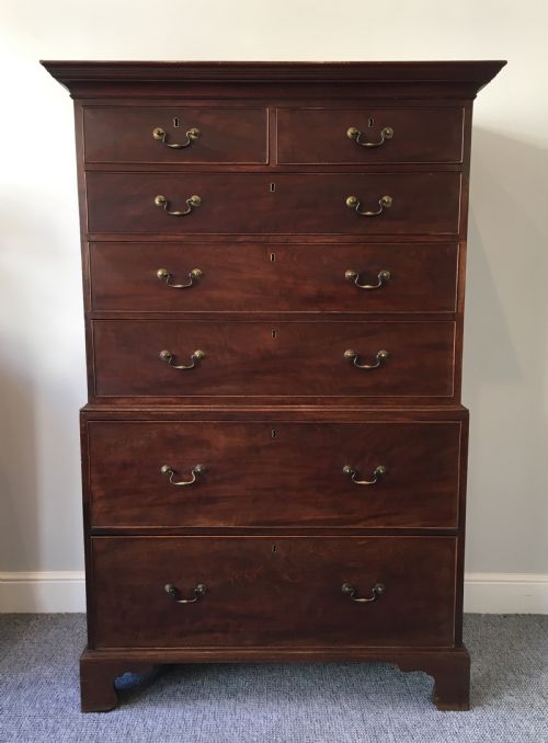 Antique Georgian Mahogany Tallboy
