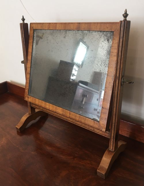 fig 1. Antique Regency Mahogany Swing Dressing Mirror