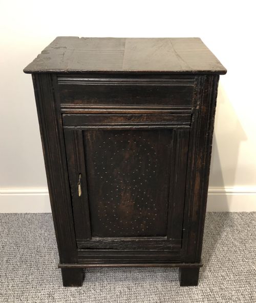 fig 2. Antique 18th Century Oak Meat Safe Cupboard