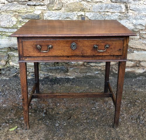 Antique Georgian Oak Side Table