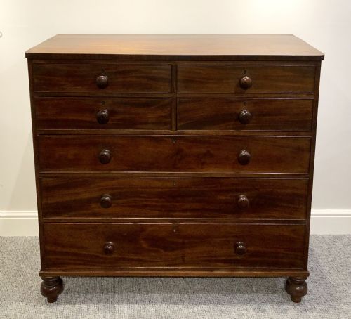 Large Antique Victorian Mahogany Chest of Drawers