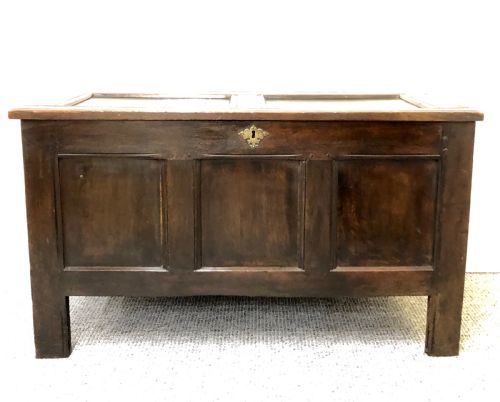 Antique 18th Century Oak Coffer