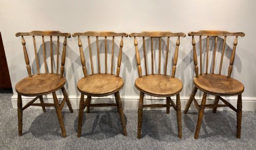 Set of 4 Antique Penny Chairs