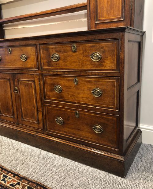 fig 2. Large Antique Georgian Oak Dresser