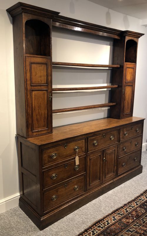 fig 3. Large Antique Georgian Oak Dresser