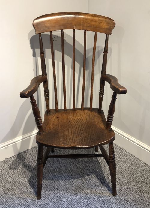 Antique Farmhouse Stick Back Chair
