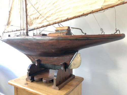 HUGE ANTIQUE POND YACHT - ADDITIONAL PHOTO 3