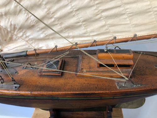 HUGE ANTIQUE POND YACHT - ADDITIONAL PHOTO 5