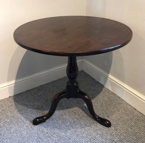 Antique Georgian Mahogany Tilt Top Table