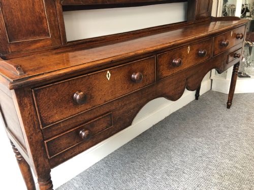 fig 2. Large Antique Georgian Oak Dresser