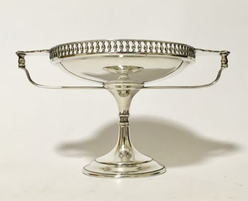 Antique Solid Sterling Silver Tazza