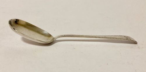 fig 1. Antique Georgian Solid Silver Jam Spoon Stephen Adams 1810