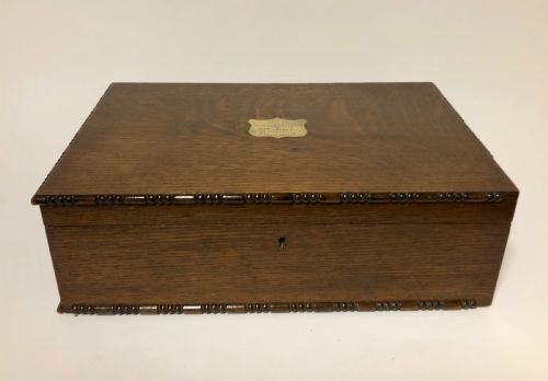 fig 1. Antique Walker & Hall 6 Place Setting Canteen of Stainless Steel Cutlery