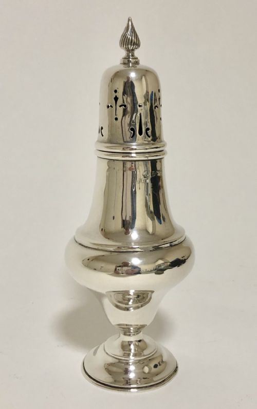 Small Antique 1906 Solid Sterling Silver Sugar Caster