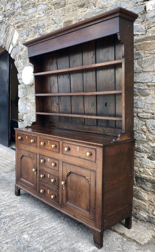 fig 1. Antique Georgian Welsh Oak Dresser
