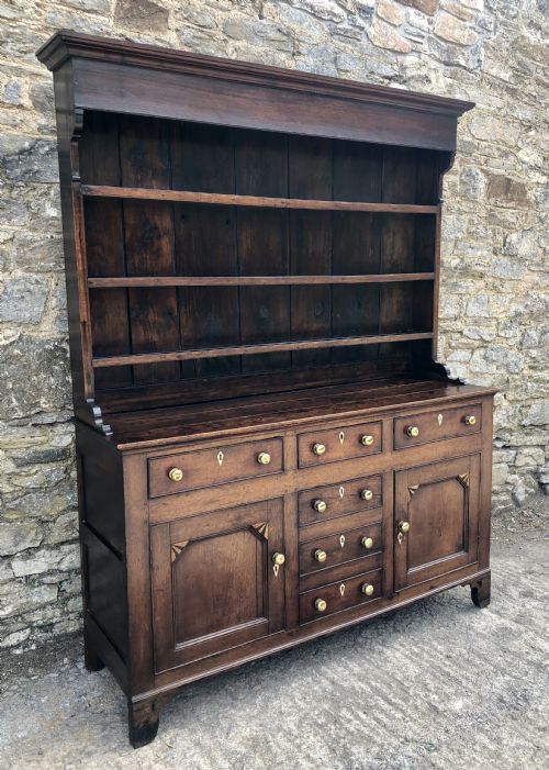 fig 2. Antique Georgian Welsh Oak Dresser