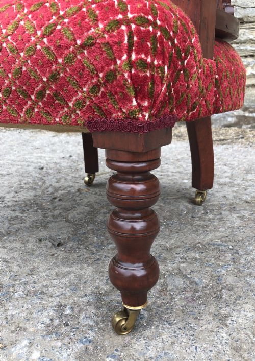 fig 2. Small Edwardian Mahogany Framed Tub Armchair