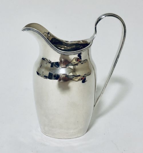 Antique Solid Silver Cream Milk Jug Chester 1912