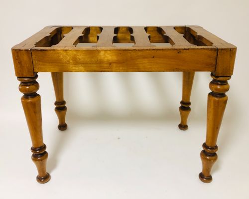 Victorian Satinwood Luggage Rack