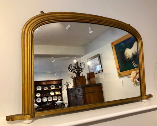 Victorian Gilt Overmantle Mirror