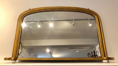 fig 1. Victorian Gilt Overmantle Mirror