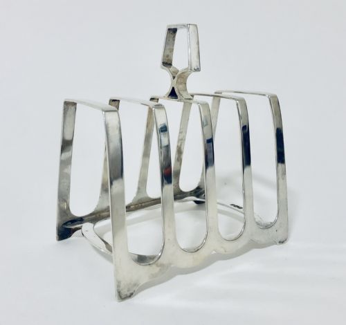 Antique Solid Silver Toast Rack
