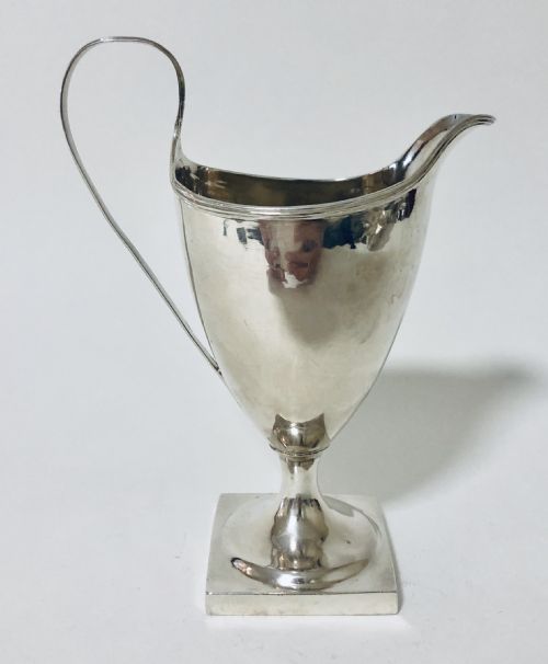 fig 1. 18th Century Georgian Solid Silver Cream Jug