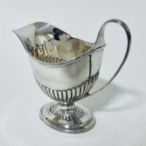 fig 1. Victorian Solid Silver Cream Milk Jug