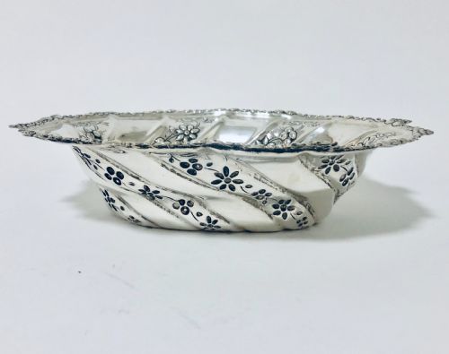 fig 1. Large Victorian Solid Silver Dish Bowl