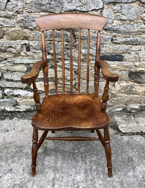 Antique Windsor Stick Back Farmhouse Chair