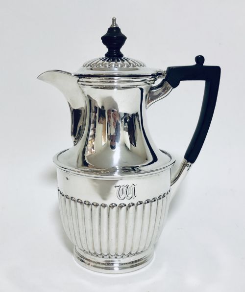 Antique Solid Silver Coffee Pot