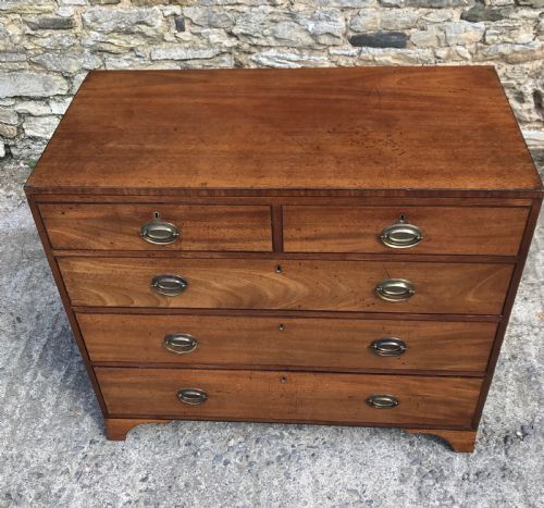 fig 1. Georgian Mahogany Chest of Drawers