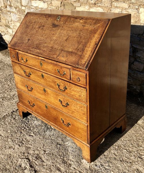 fig 1. Antique Georgian Oak Bureau