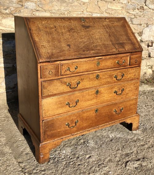 fig 2. Antique Georgian Oak Bureau
