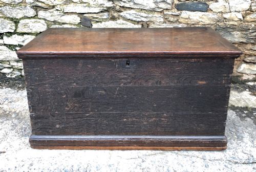 Large Antique Oak Storage Box