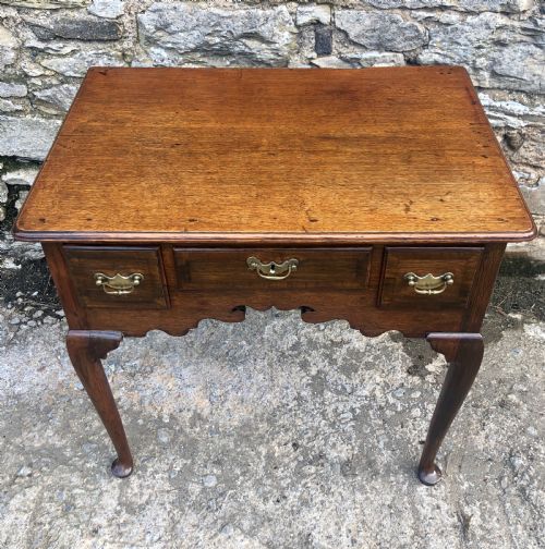 fig 1. 18th Century Oak Lowboy