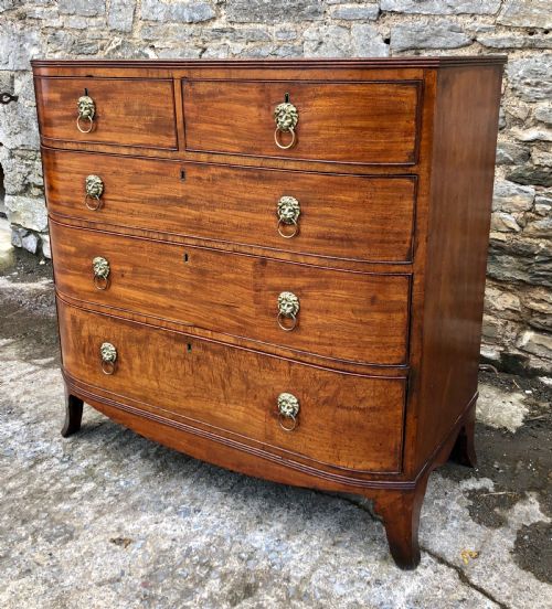 fig 1. Regency Mahogany Chest of Drawers