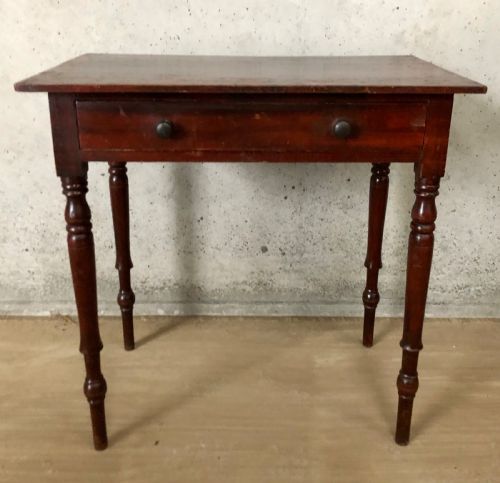 Victorian Pine Side Table in Original Painted Finish