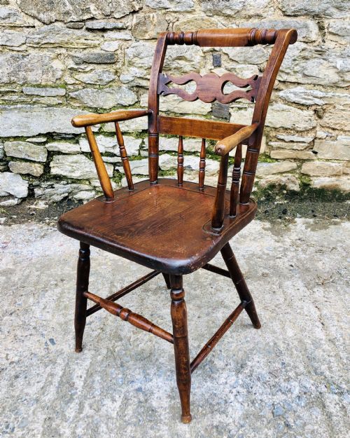 Unusual Antique Windsor Style Chair