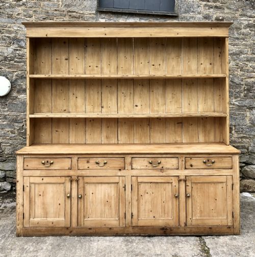 Huge Antique Georgian Pine Dresser