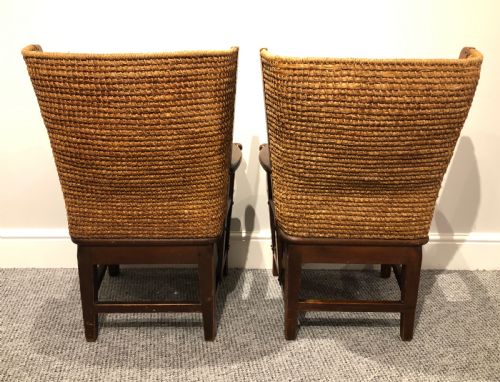 fig 2. Pair of Small Antique Orkney Chairs