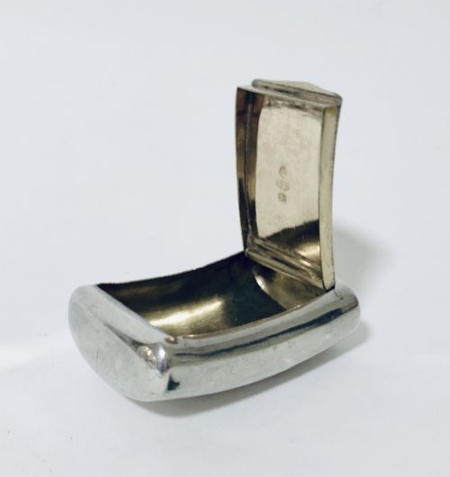 Georgian Solid Silver Snuff Box