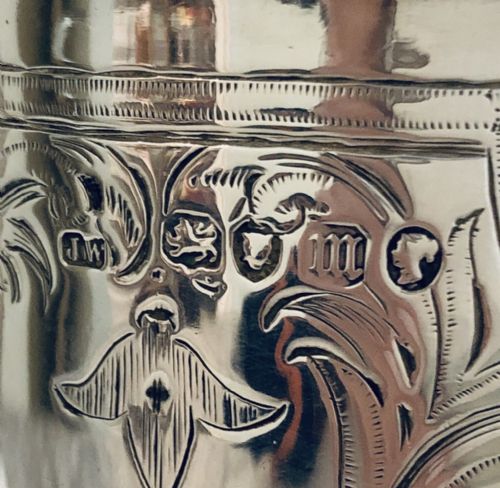 fig 1. Victorian Solid Silver Tankard Mug
